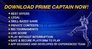 Download prime captain fantasy sports app with best offers
