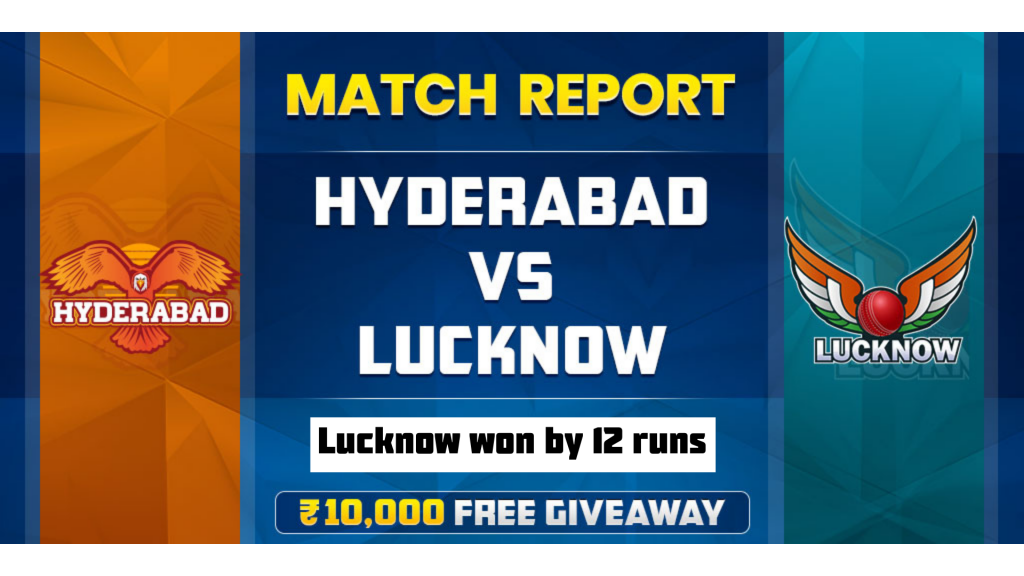 Lucknow vs Hyderabad