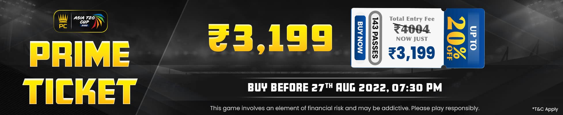 Asia cup PrimeCaptain Offers